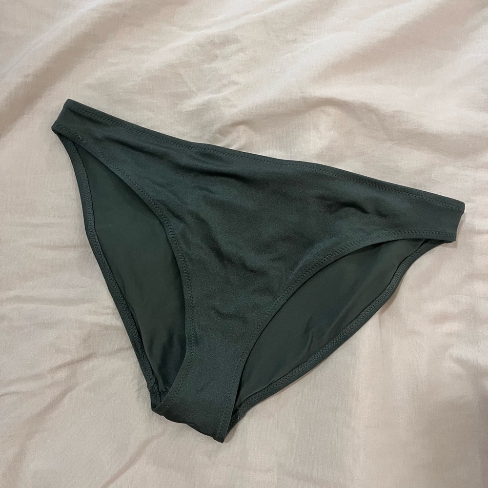 H&M Dark Green Bikini Bottom